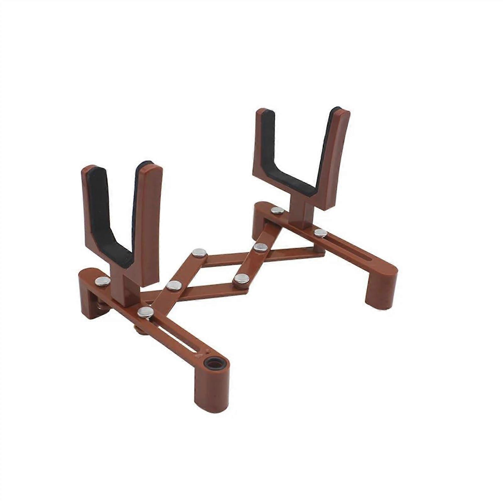 Violin Stand Holder Portable Foldable with Sponge Pad for 4/4 Violin Strings and Accessories Set
