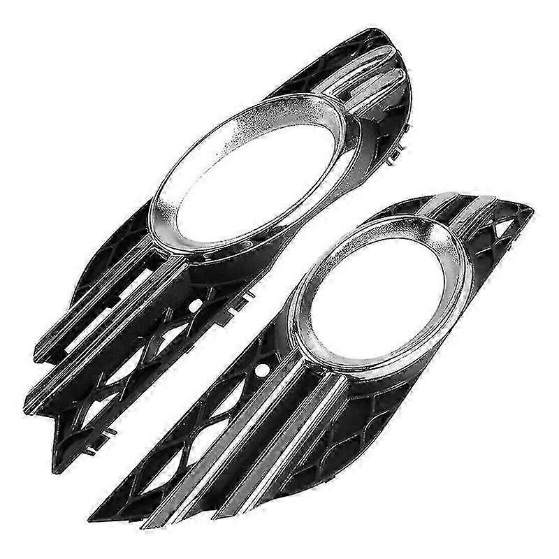 Car Front Fog Light Chrome Trim Cover Set For - E-class W211 07-09 A2118851174 A2118851274