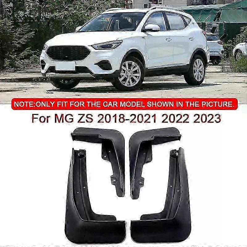Car Styling Suitable for MG ZS 2018-2023 ABS Mud Flaps Splash Guard Front Rear Auto Accessories