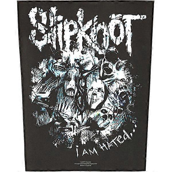Slipknot I Am Hated Patch One Size Black/White
