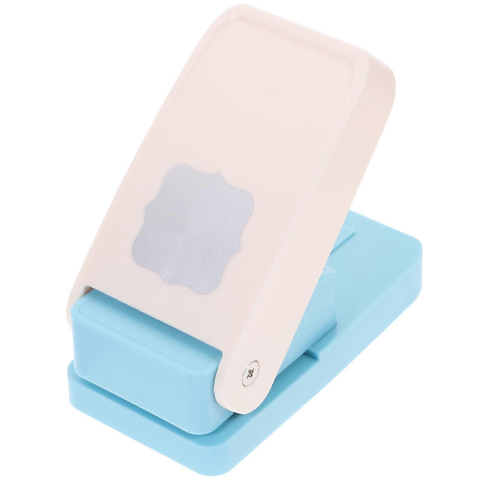 Skyblue Paper Punch for Kids Art Crafts and Scrapbooking with Ergonomic Handle Portable Easy to Use at Home ABS Alloy 2.5 Inch