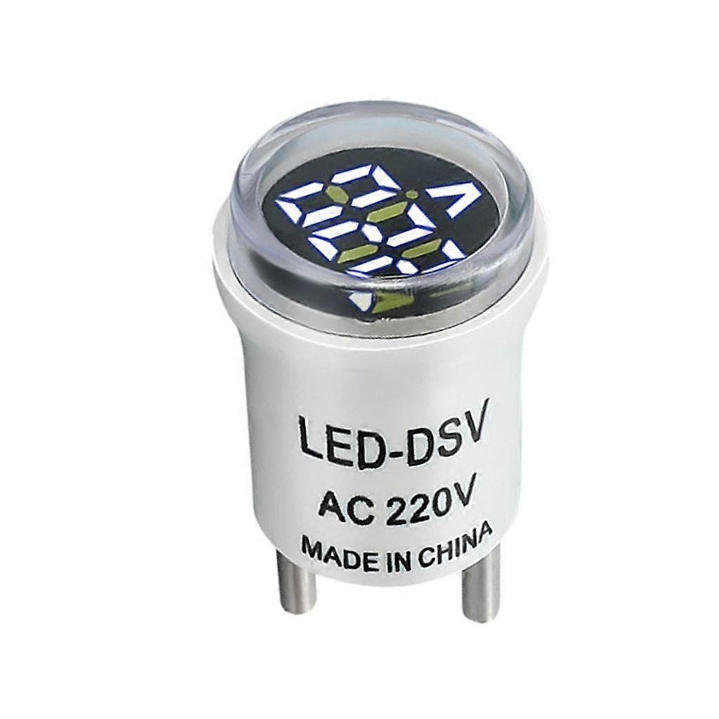 EU Plug Voltage Indicator Monitors Voltmeter 50-500V Measuring Instrument