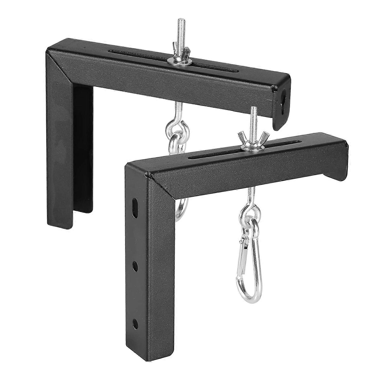 6" Projector Screen Mounting Brackets with Adjustable Hooks for Wall or Ceiling Installation, Home Theater Accessories Multicolor