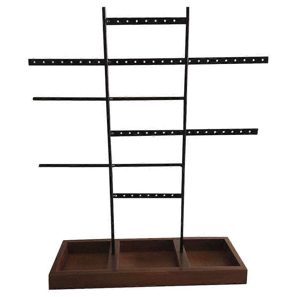 Coffee Jewelry Organizer Stand for Storage Use Prevents Entanglement Multi Areas Design Lightweight Compact Size