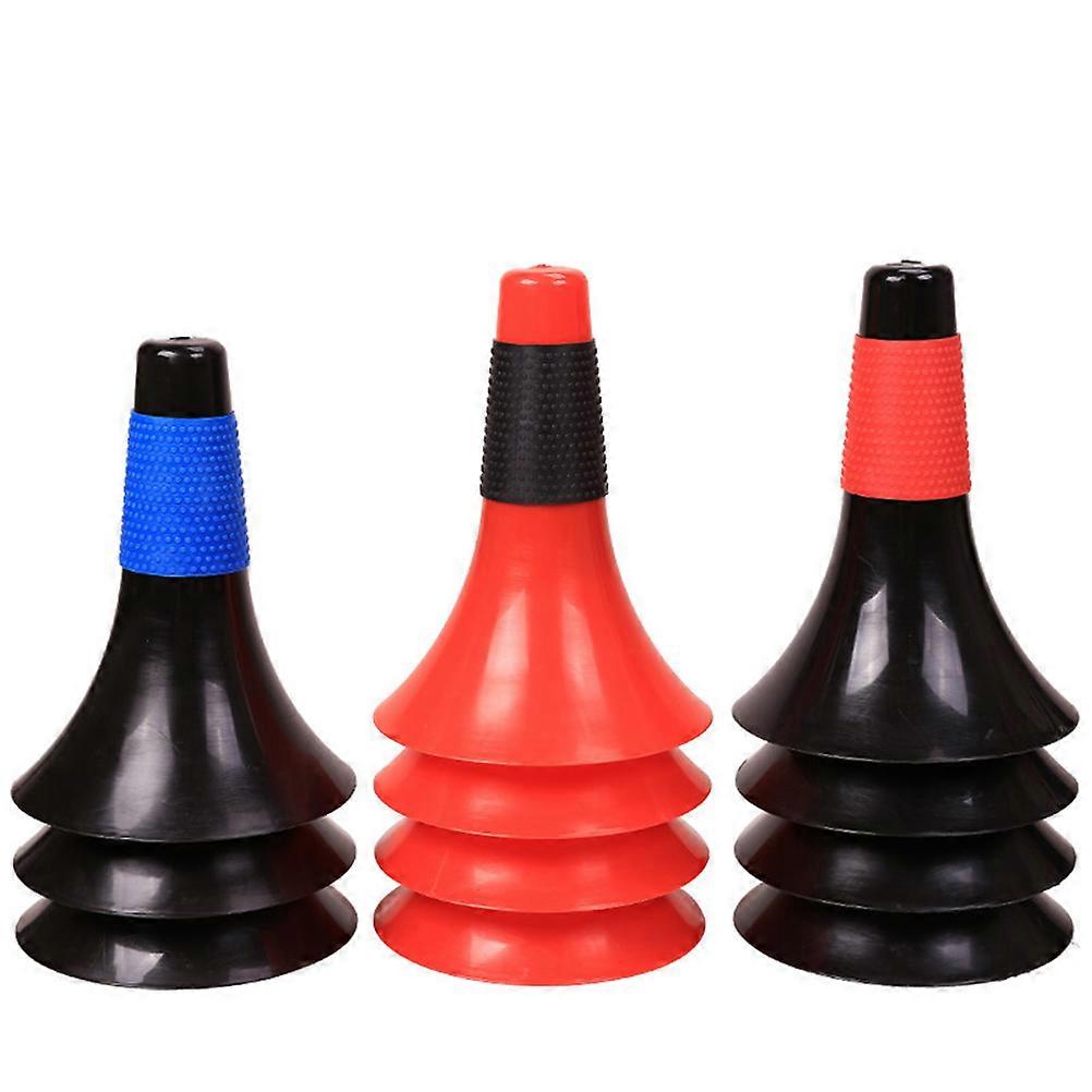Durable Red PP Training Cones with Strong Toughness for Indoor Outdoor Use and Sports Practice