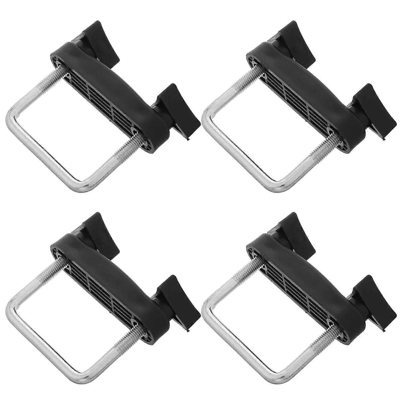 4pcs Durable Car Roof Rack Clips for Secure Luggage Mounting – Universal Fit for Roof Racks and Crossbars – Easy Installation for Travel and Adventure