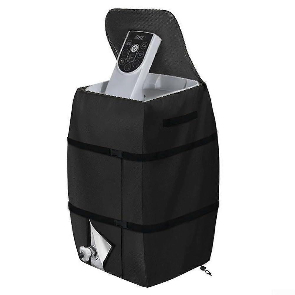 Spa water heater pump cover with enhanced durability for longterm use (black)