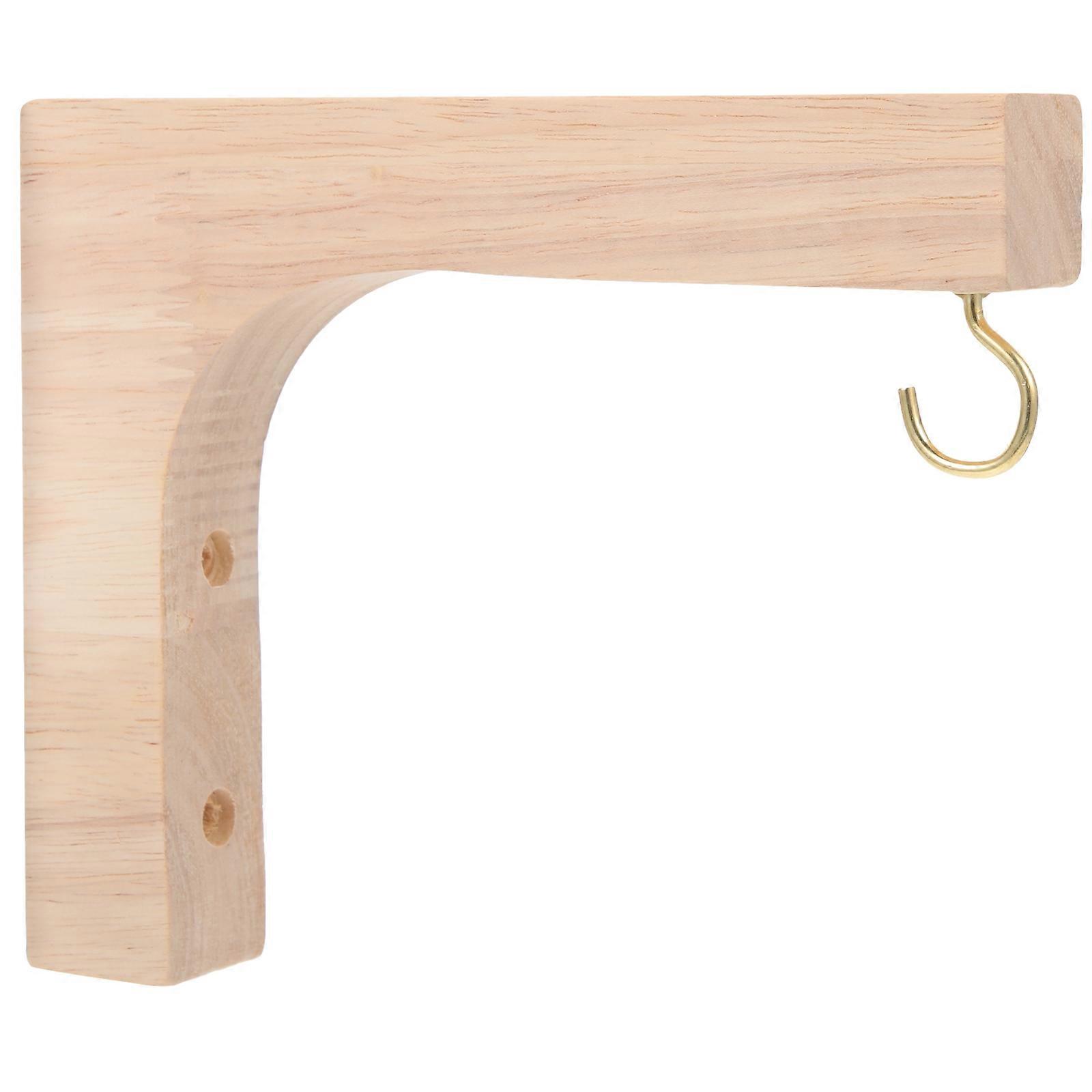 庭、パティオ、バルコニー用の強力な耐荷重を備えた素朴なスタイルの壁掛け植物ブラケット – 植木鉢や屋外装飾の吊り下げに最適