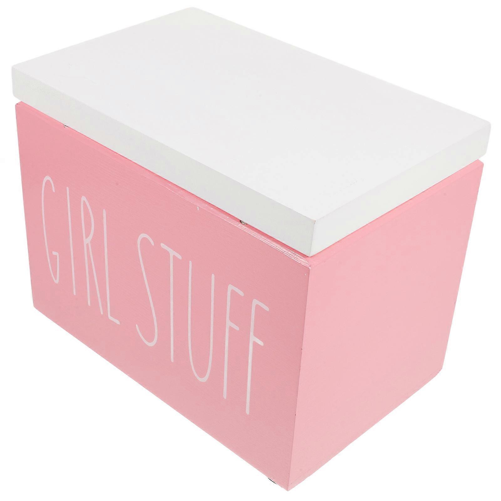 Wooden Sanitary Napkin Storage Box with Lid – Small Desktop Organizer for Pads, and Versatile Use for Feminine Hygiene Products