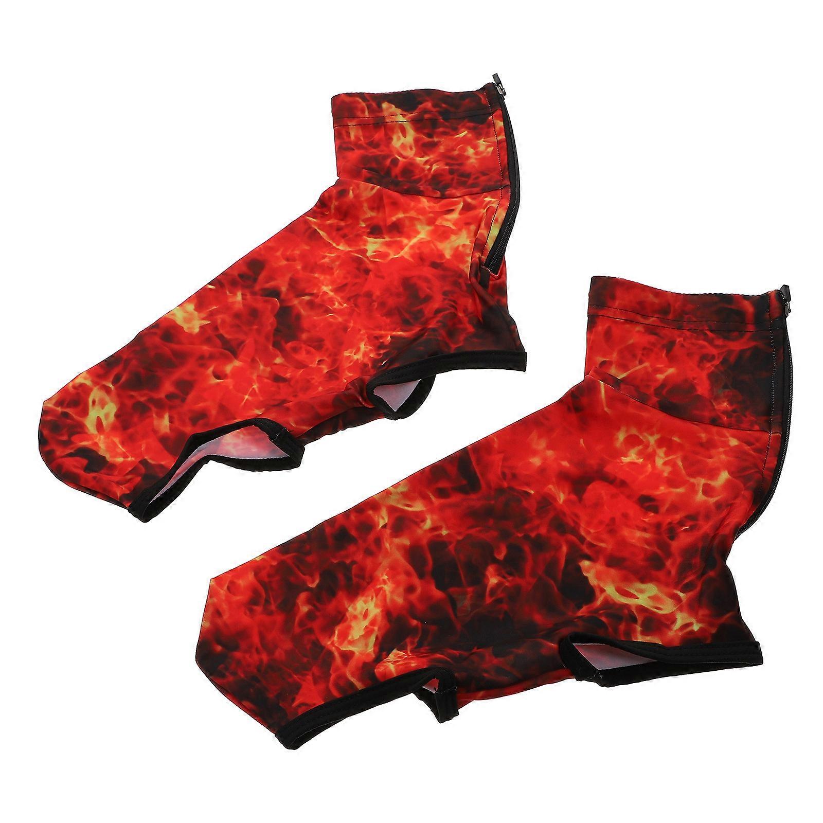 Snow-Proof Shoe Cover 2Pcs For Winter Hiking Outdoor Sports Assorted -Proof Friction Increase 2Set