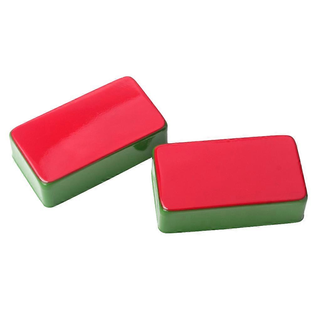 غطاء معدني بيك أب الغيتار لنمط Humbucker لفائف واحدة مع علاج مضاد للصدأ 2 قطعة