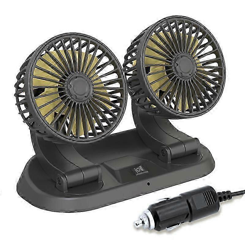 مروحة سيارة 360 مروحة هواء قابلة للتعديل مروحة كهربائية للسيارات USB / 12V / 24V مروحة 2 سرعات سيارة مروحة صامتة مكتب المنزل مكتب السيارة والسيارة
