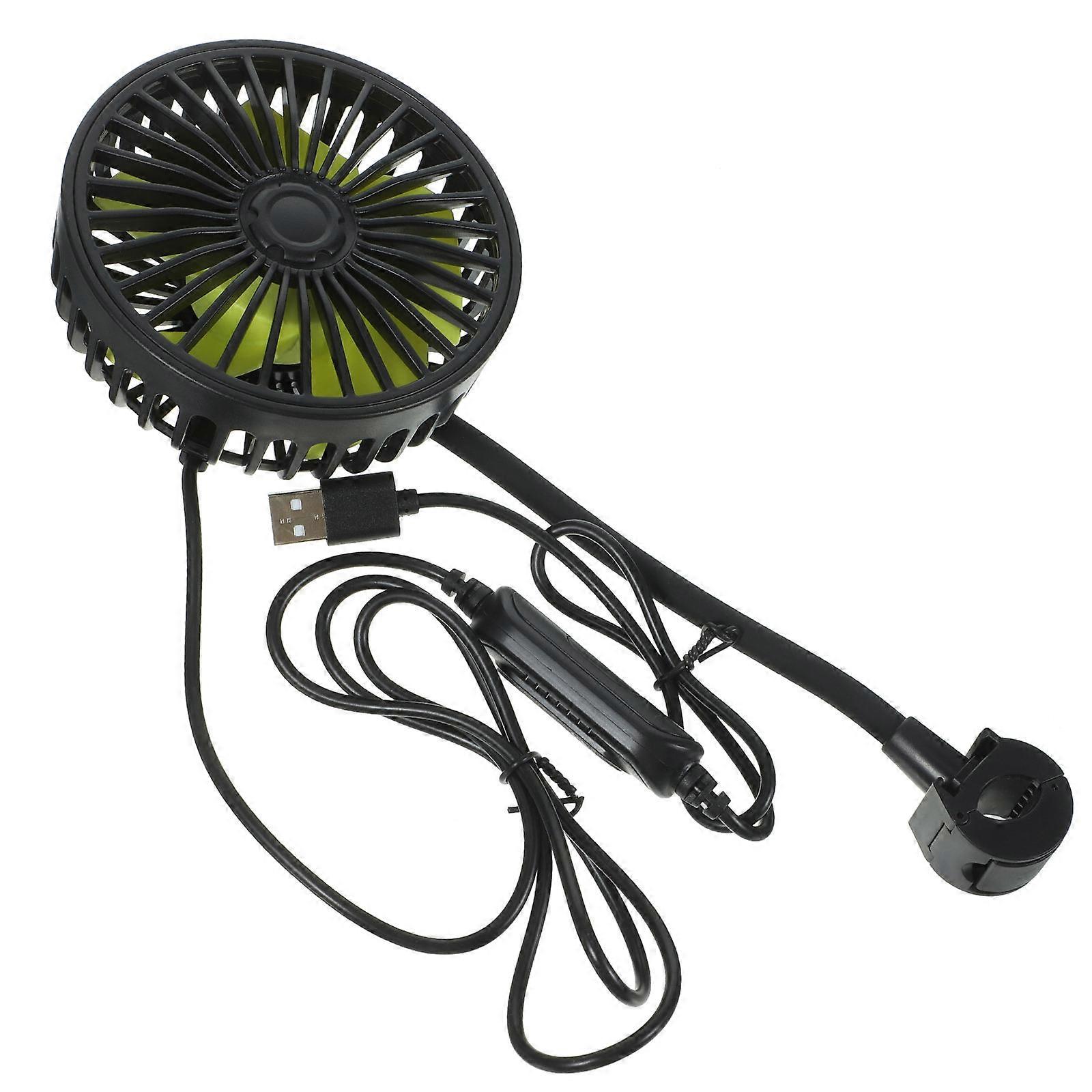 Portable Car Cooling Fan Electric Car Fan 360 Degree Adjustable Hose 1Pcs