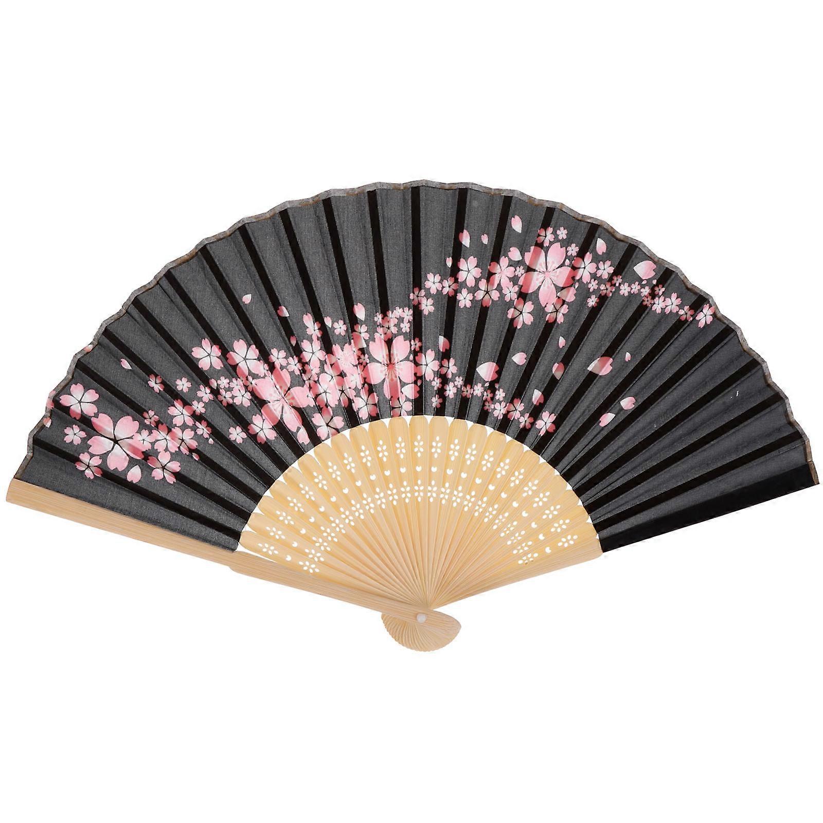 Traditional Japanese Fold Fan For Weddings And Cosplay Events Unique Gift Option 1Pcs