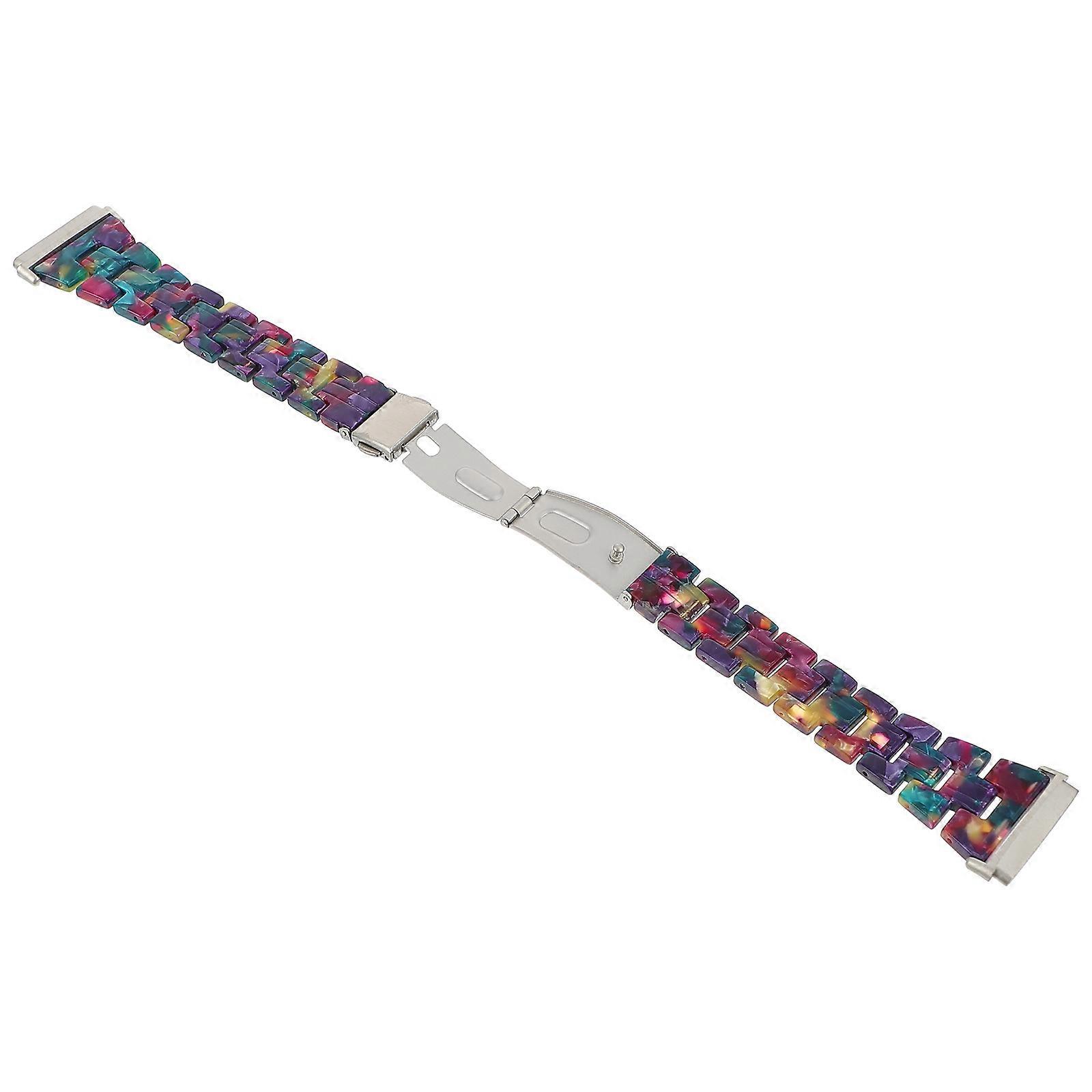 Resin Watch Bands Replacement Strap Compatible With Versa3 Sense For Daily Use In 18x2.5cm Size Offering Breathability 1Set