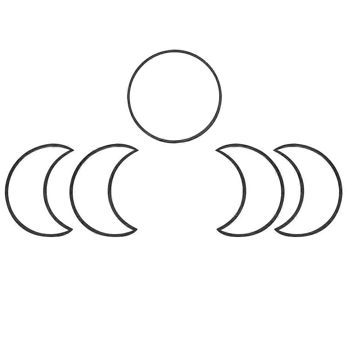 Stylish Moon , Adhesive Acrylic Enhancements for Any Space