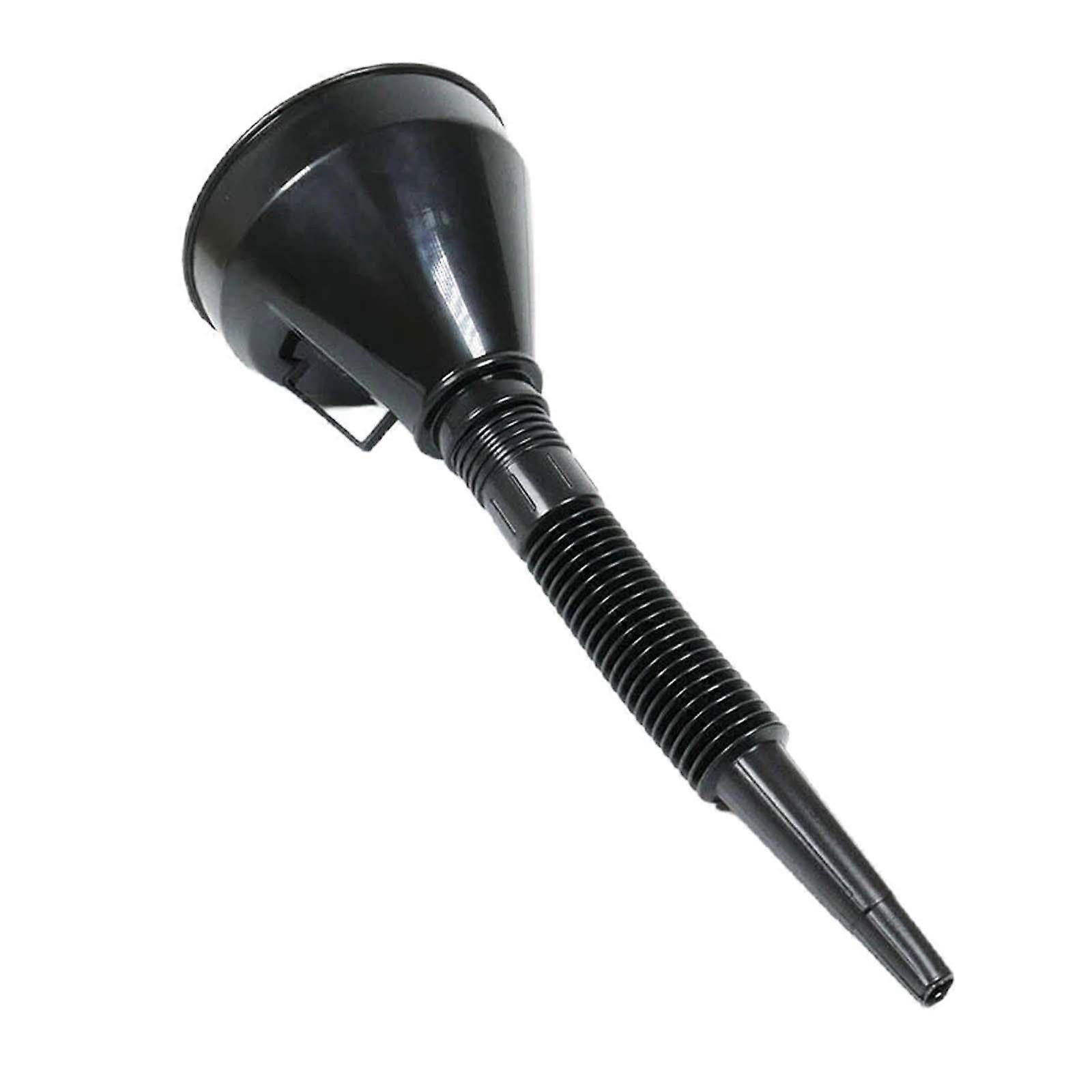 Kfz Trichter Flexible With Handle Wide Mouth Oil Funnel With Hose For Water And Heating Oil Change Black 165mm