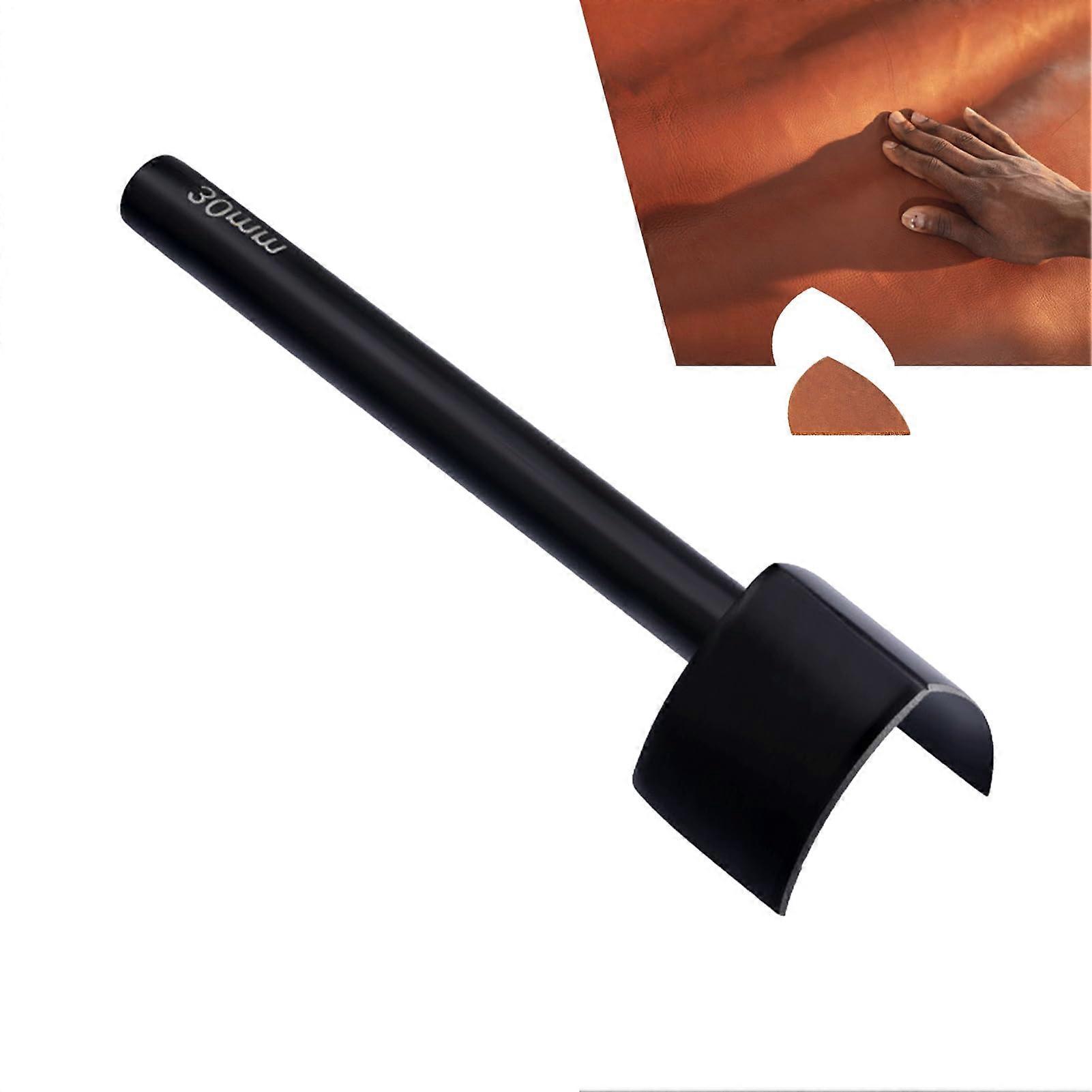 Lederlochstanzer V-Form Leather Pouch Edge Cutter For Bag Making Precision Punch Tool 30 mm For Belts And Bags