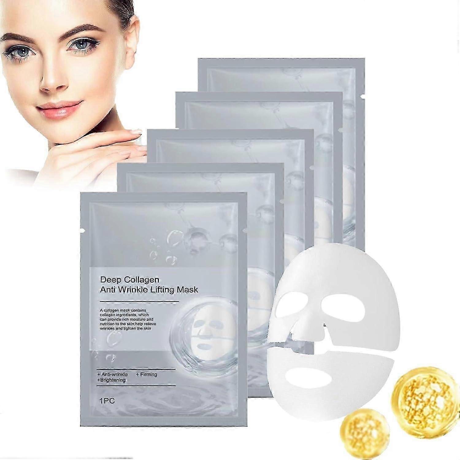 Collagen Mask, Deep Collagen Anti-Wrinkle Mask, Deep Bio-Collagen Mask, Moisturizing Mask for All Skin Types