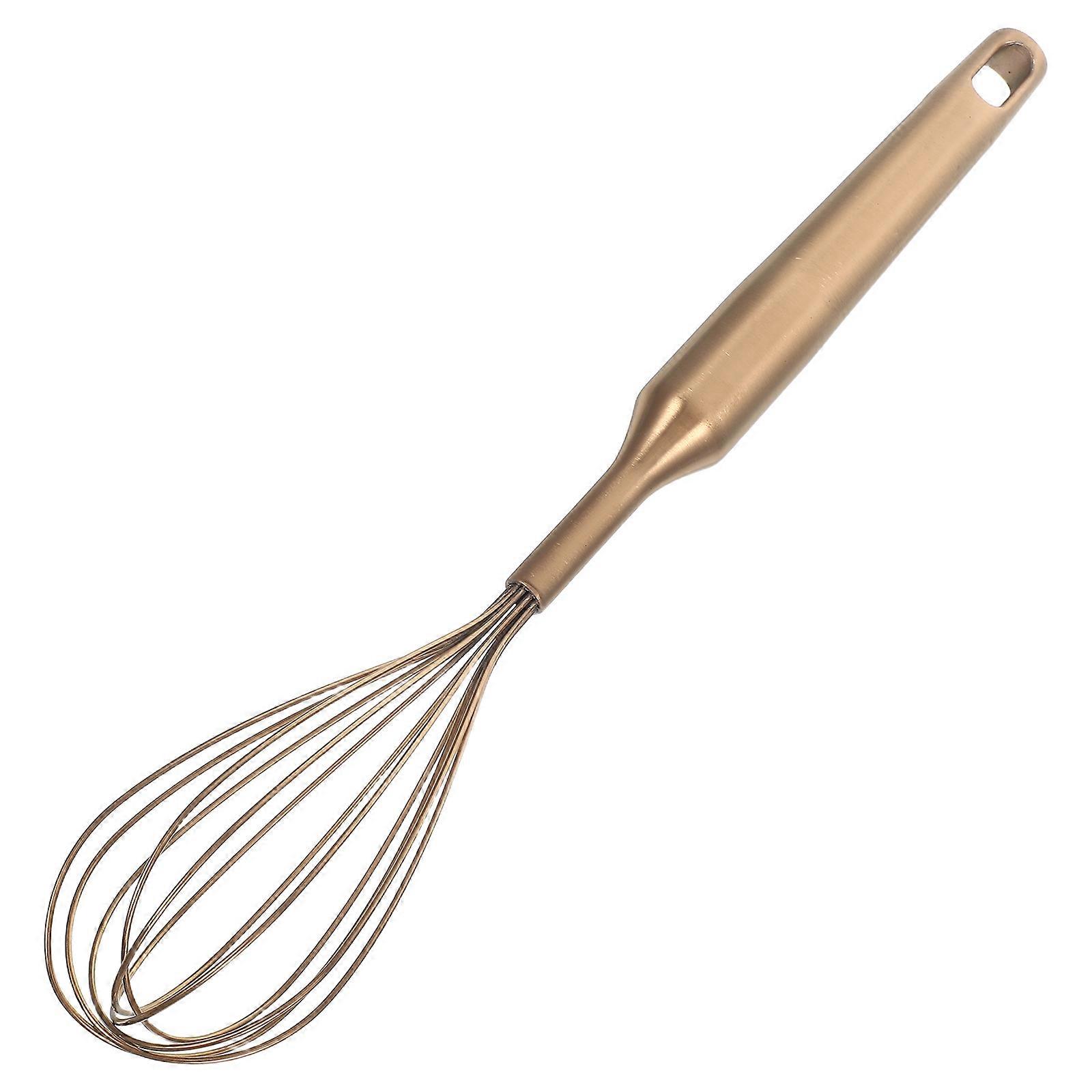 Stainless Steel Manual Whisk Egg Beater Hand Push Rotary Blender for Baking Cooking Cream Mixing Ingredients Baking Tool