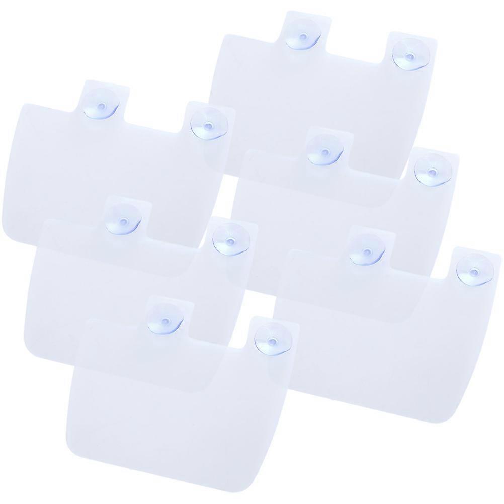 6pcs Water Splashing Guard Sink Splatter Shield PVC Transparent Kitchen Protector Wear Resistant
