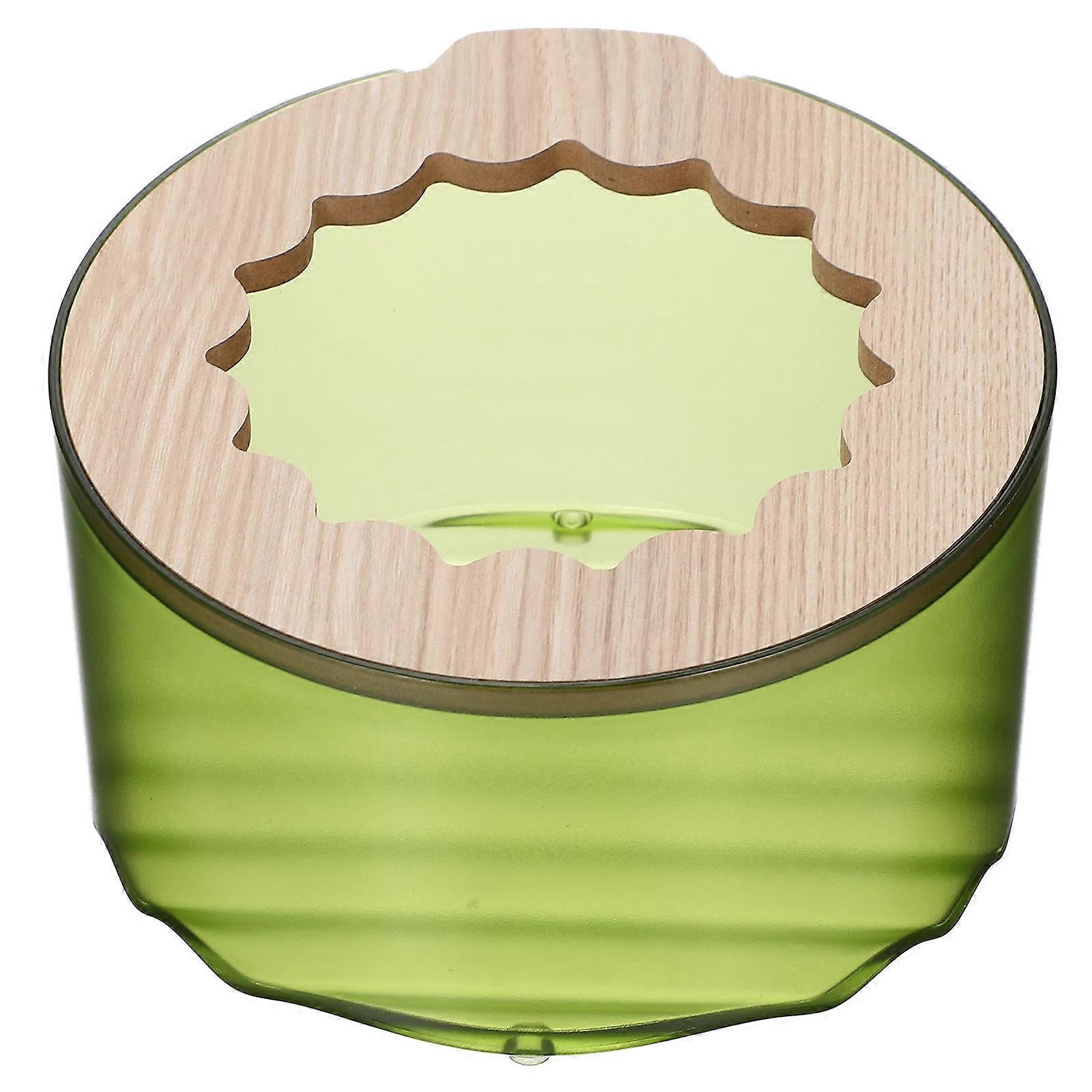 Skid Hamster Sand Bath Box with Detachable Lid – Transparent Multi Use Container for Bathing, Playing and Hiding – Compact & Practical Pet Bathroom