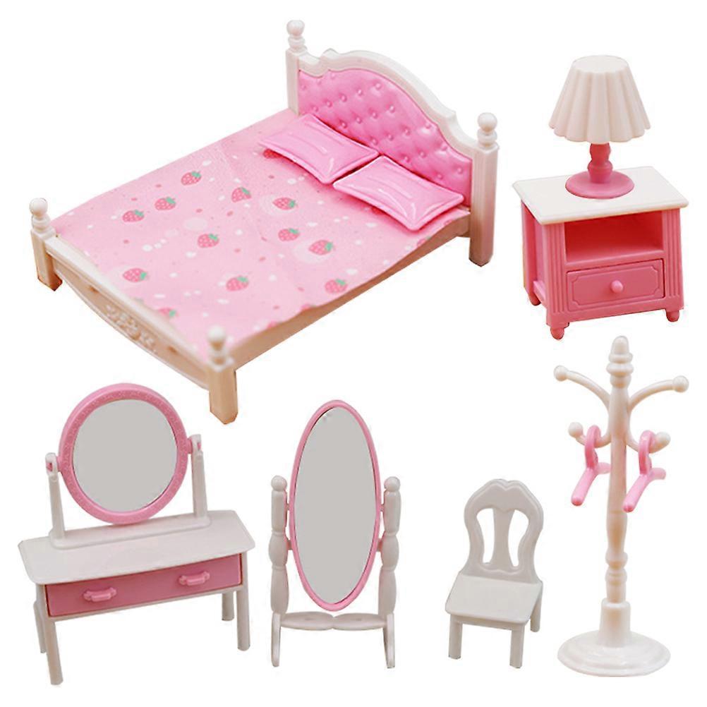 Plastic Wear-Resistant Miniature Model 1Set Assorted Color Vivid Mini Layout Perfect for Mini Decor