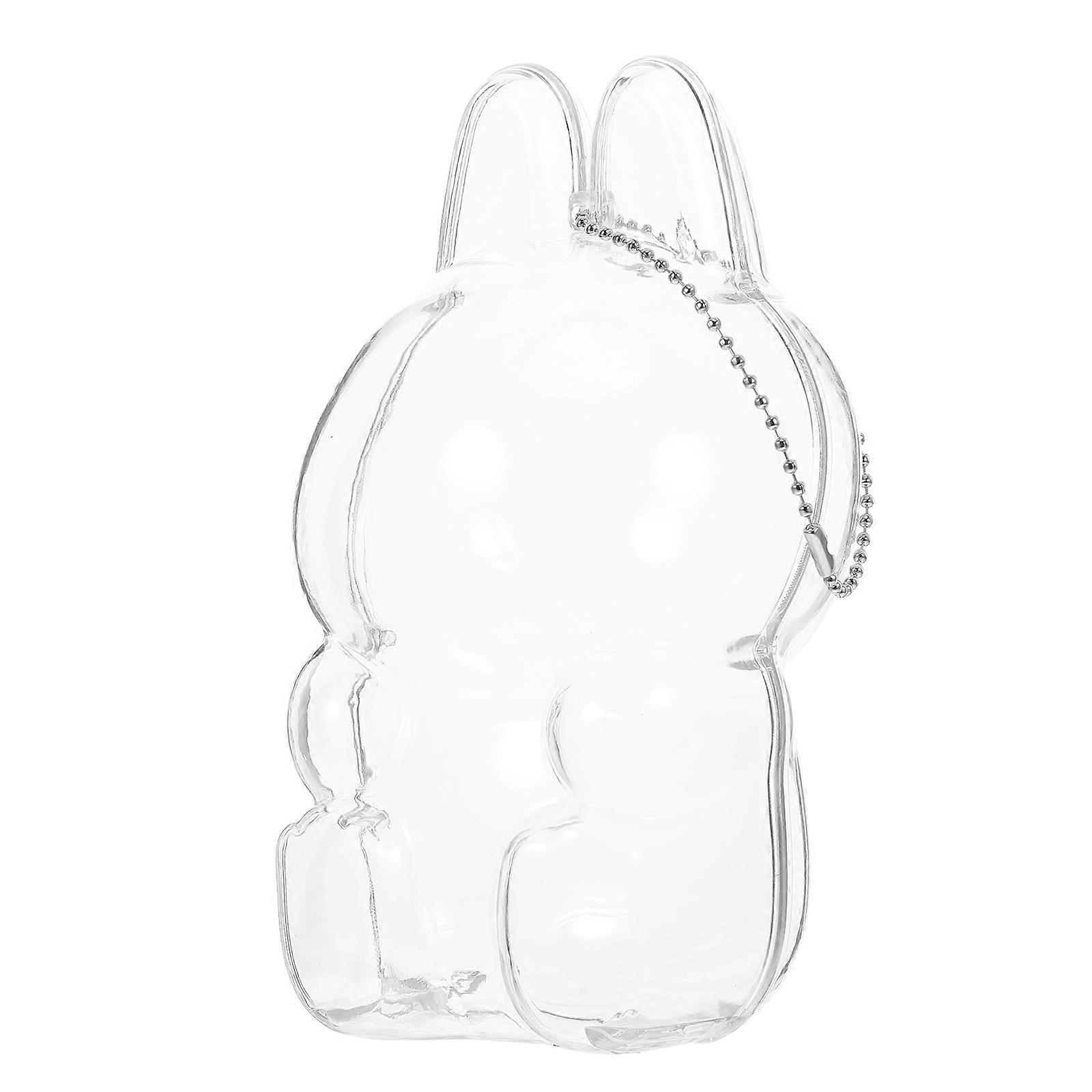 Transparent Storage Box Figures And Miniatures Dustproof Displaying Dolls Ideal For Home Use 1Pcs