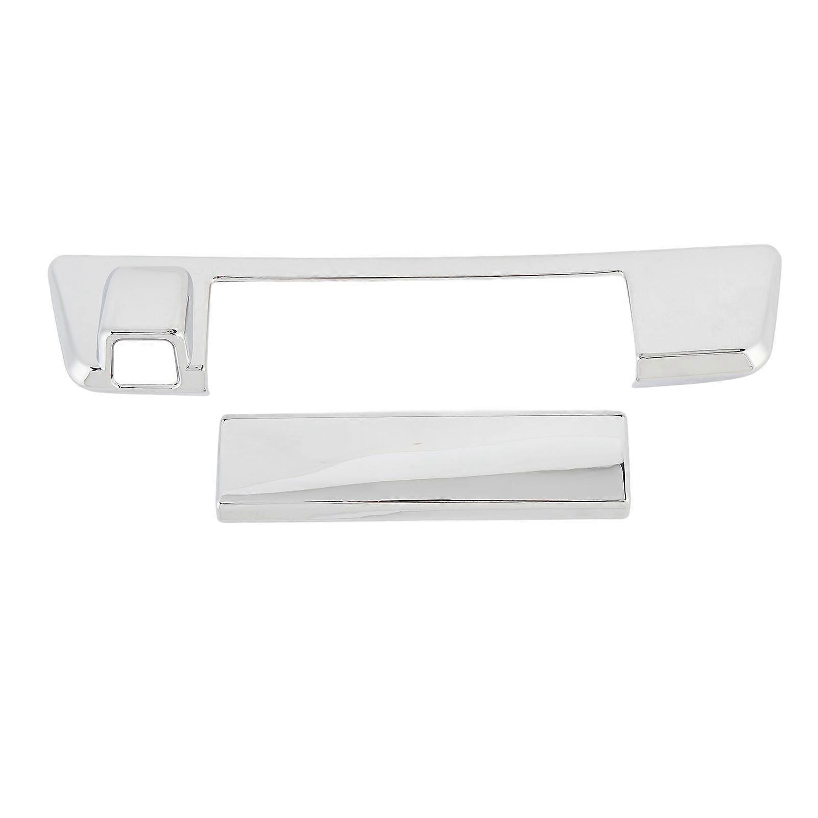 Door Chrome Adhesive Installation Weather Proof Rear Trunk Tailgate Handle Cover Replacement for Isuzu D-Max 2021-2024