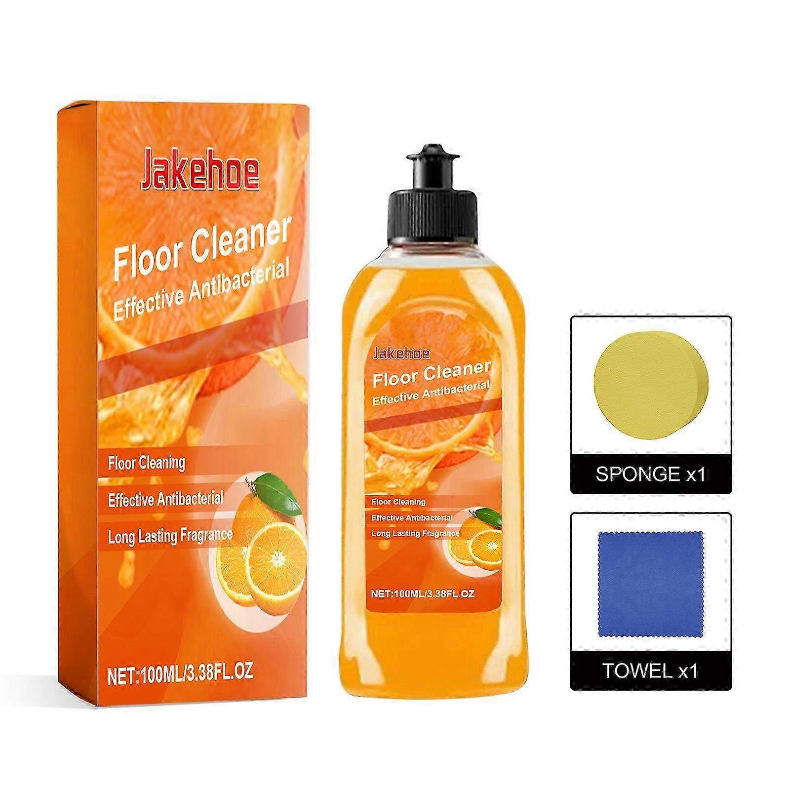 Multi-Purpose Floor Cleaner for Wooden Floors - Brightening & Polishing Stain Removal with Fresh Odor - 100ml Home Cleaning Solution