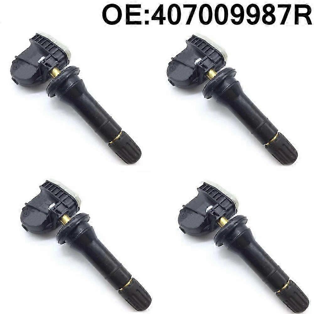 2025 4PCS Car 407009987R Tire Pressure Monitor Sensor TPMS for Renault Kangoo Clio R Twingo Viento