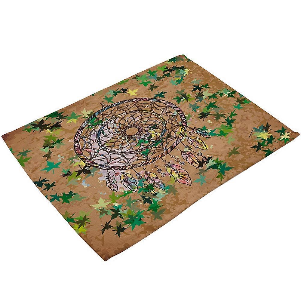 Catching Dream Print Anti Slip Heat insulation Placement Bowl Plate Fork Table Mat(MC0065-3)