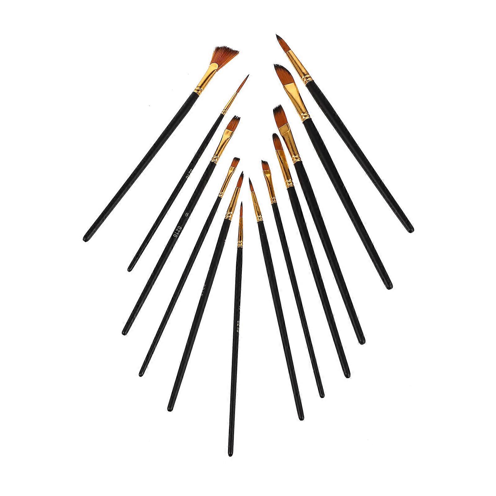 Artist Painting Tools 36 Pcs Round Brushes For Art Creation Featuring Durable Design Suitable For Beginners