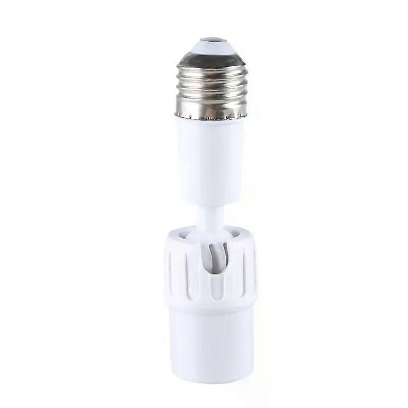 E27 Light Bulb Socket Extender Adapter 360 Degree Rotatable Light Fixture E27 to E27 Base Adjustable E27 to E27 Socket