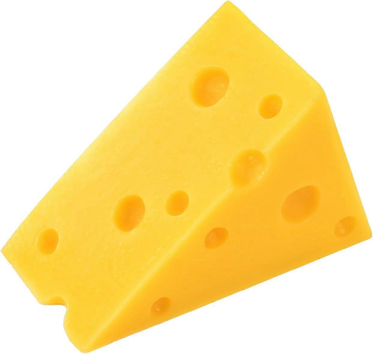 Artificial Cheese, 1:1 Scale Fake Cheese Simulation Triangle Cheese