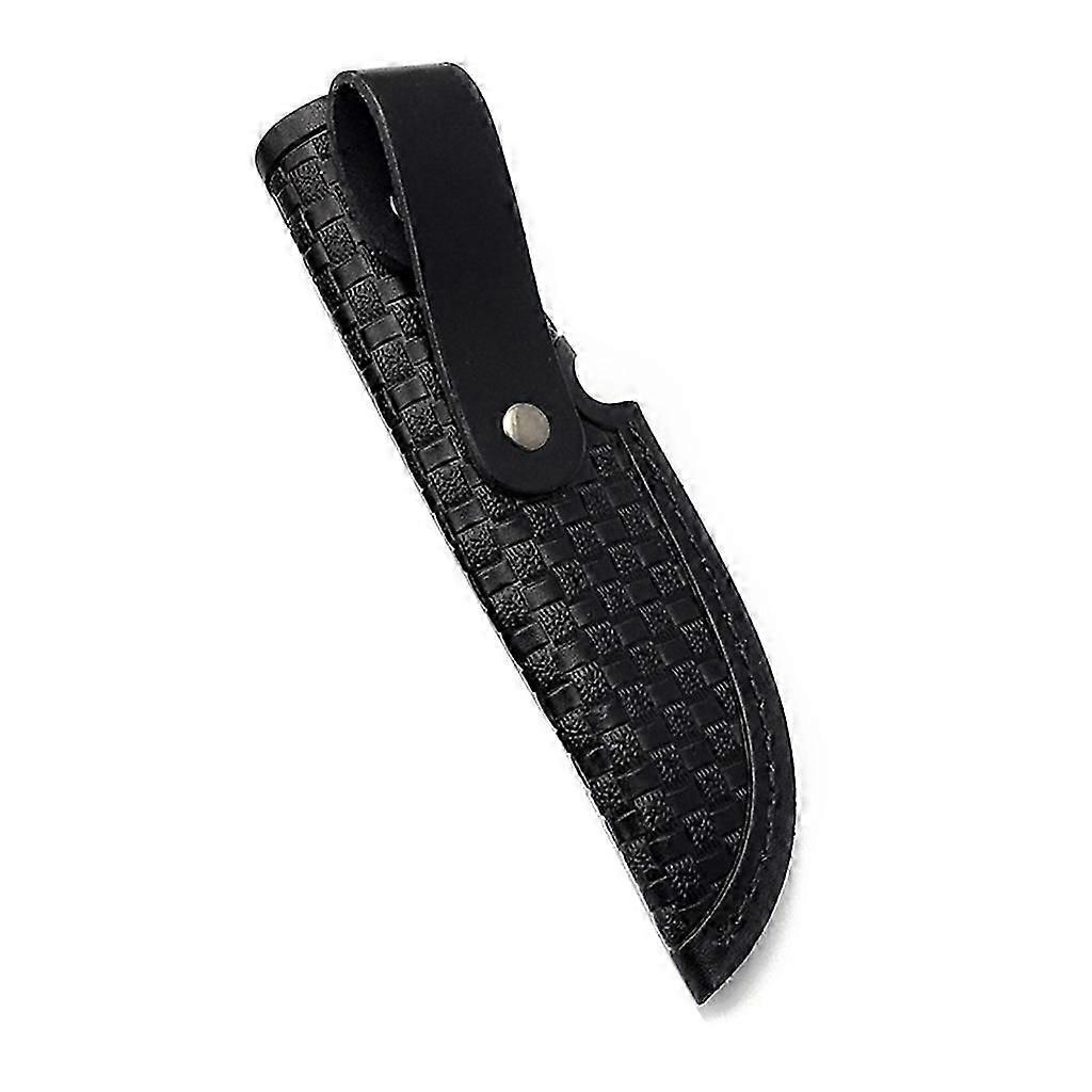 Leather Knife Sheath Holster with Belt Loop for Secure Pocket Knife Storage