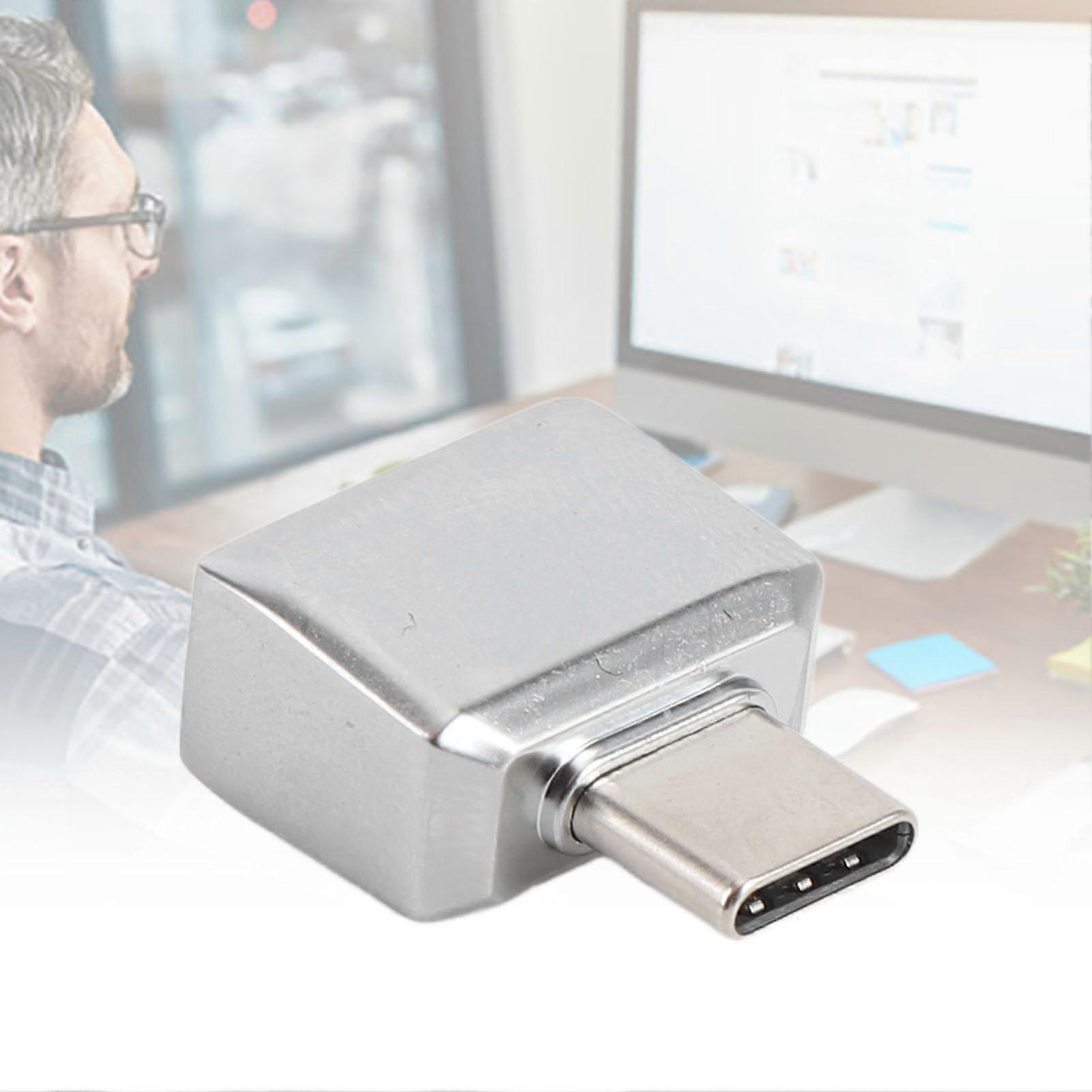 USB C Fingerprint Reader for Win 10/11, 10 Prints, 12x5mm Recognition