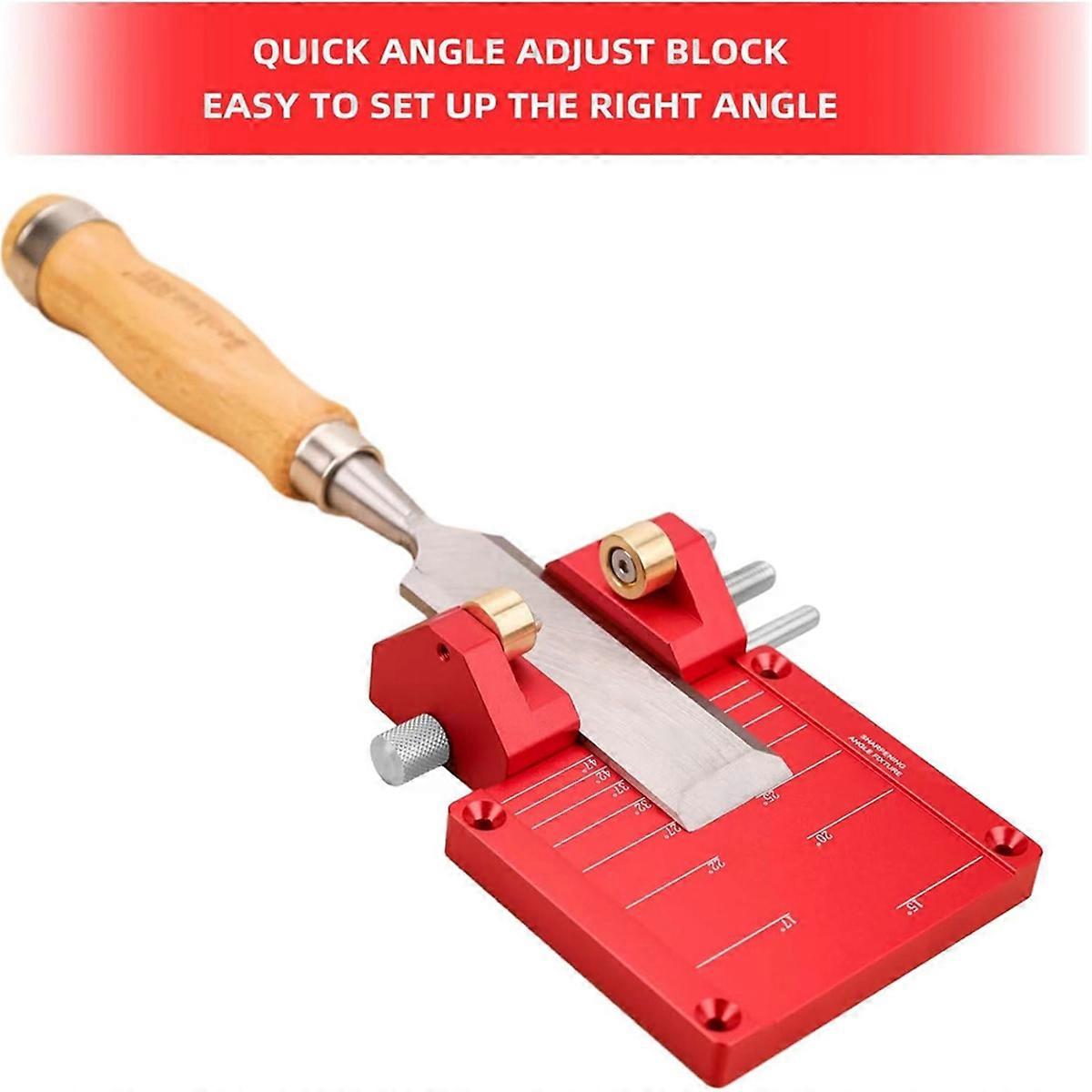 Honing Guide System Chisel Sharpening Kit for Woodworking Chisels and Planes 5/32 to 3In Chisel Shar