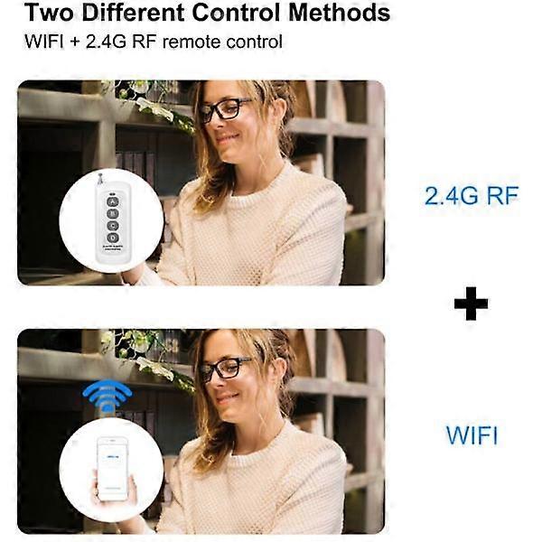 Smart WiFi Bluetooth Relay Module + Remote Control 7-32V On/Off Controller 4CH 2.4G WiFi Remote for Alexa