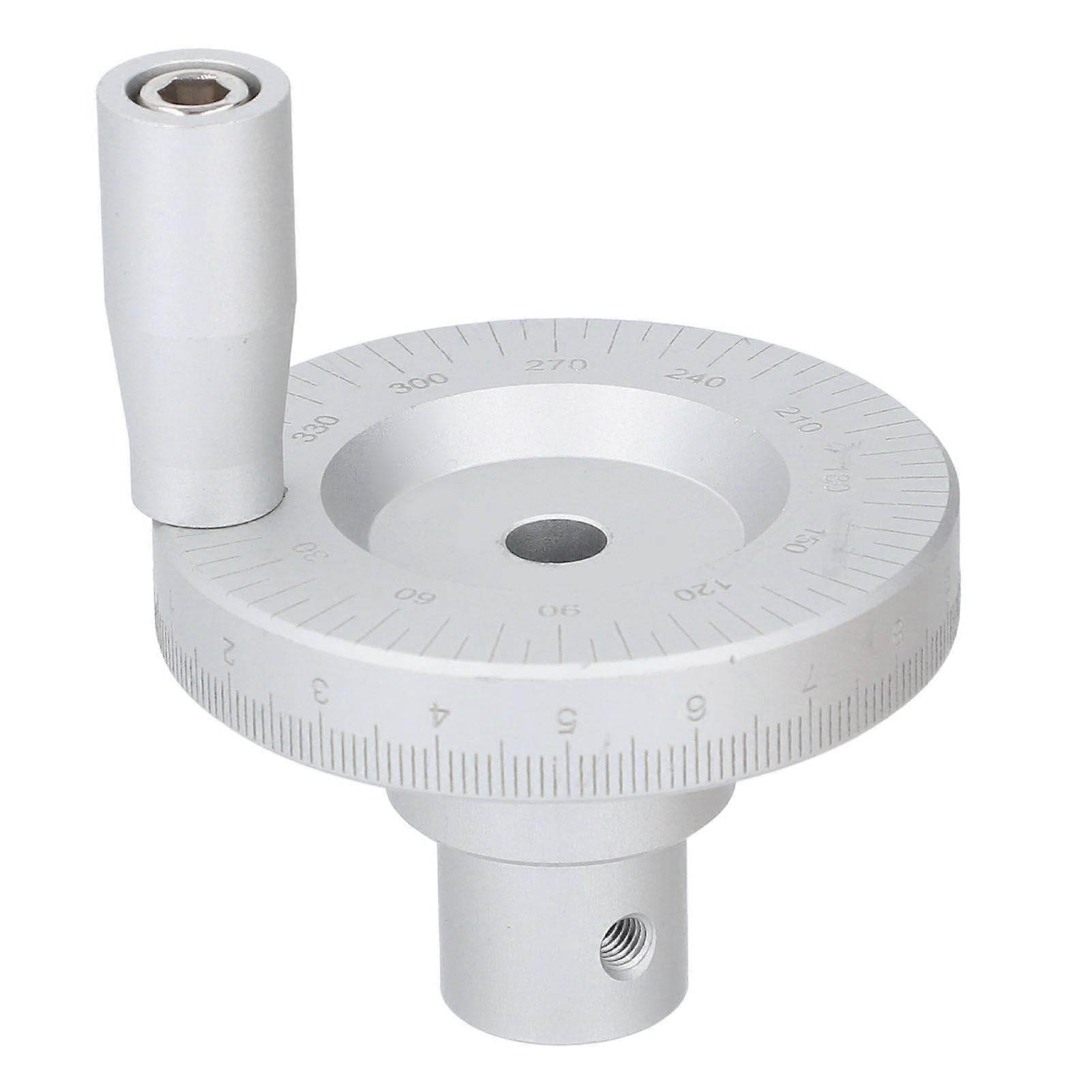 Lathe Handwheel 8mm Inner Diameter High Accuracy Aluminum Alloy Replacement Hand Wheel for Sliding Table Guide Rail