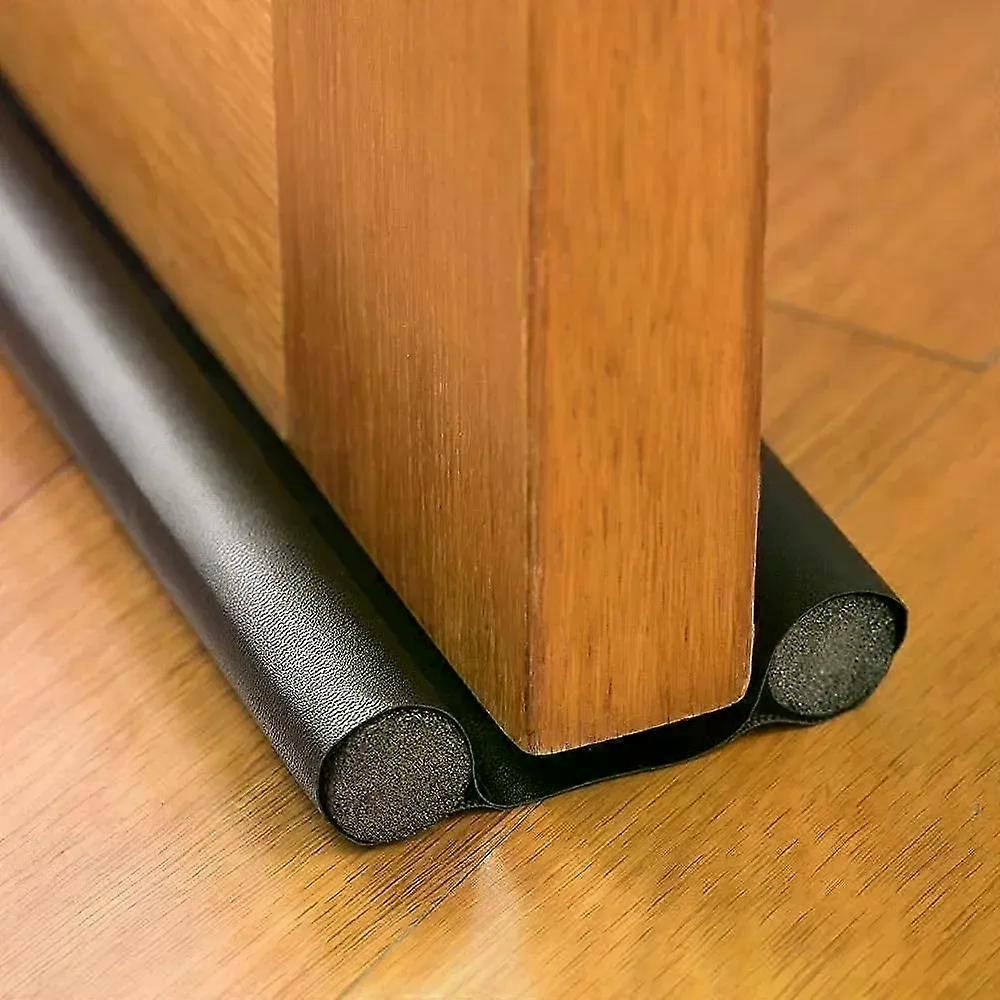 1x Windproof Seal Strip Draught Excluder Stopper Door Bottom Guard Double Protector Doorstop Dustproof Blocker Sealer Soundproof