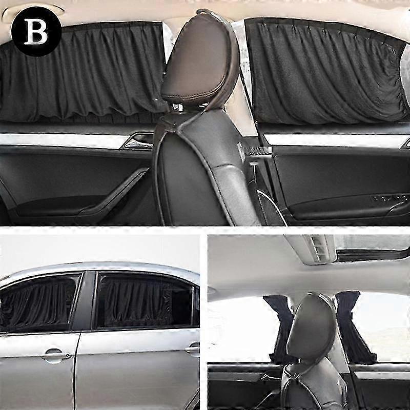 Stretchable Plastic Rail Car Side Window Sunshade Curtain Window Au...