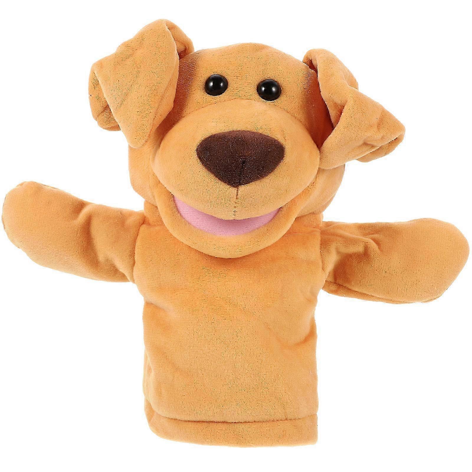 Dog Hand Puppet Educational Hand Puppet Story Telling Decorative Hand Puppet25x28cm