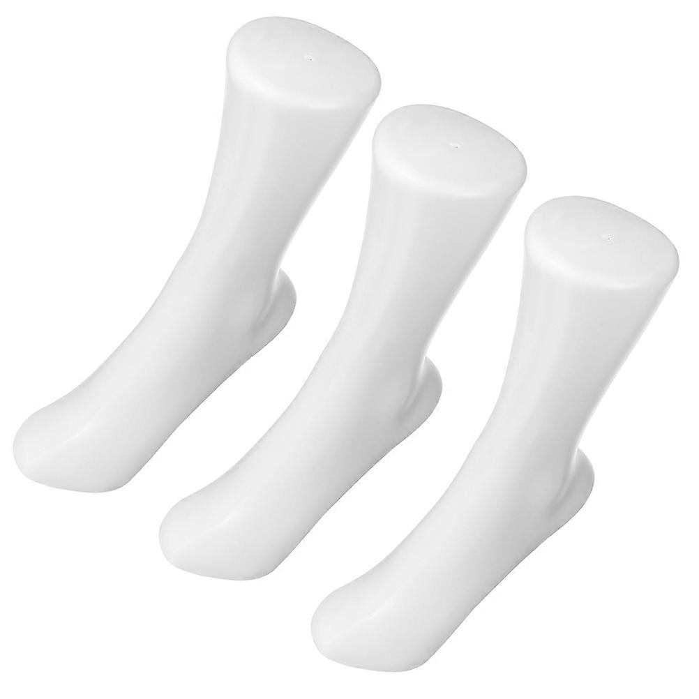 Female Foot Mannequin Sock Display Model for Women Socks Short Leg Design Durable PP Material White