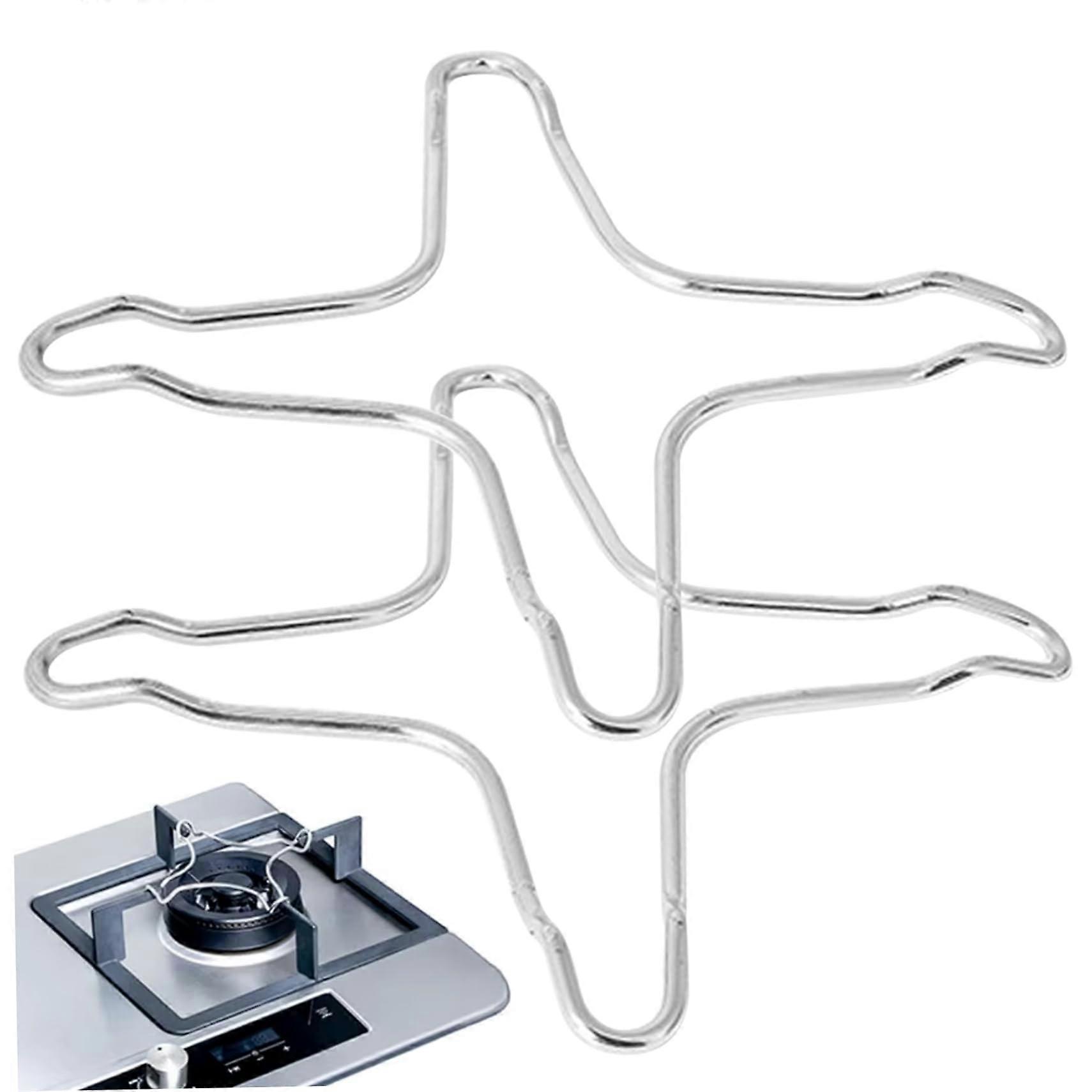 Wok Stand 2Pcs Stainless Steel, 4Inch Universal Ultralight Gas Stove Attachment Ring for Cookers and Coffee Makers