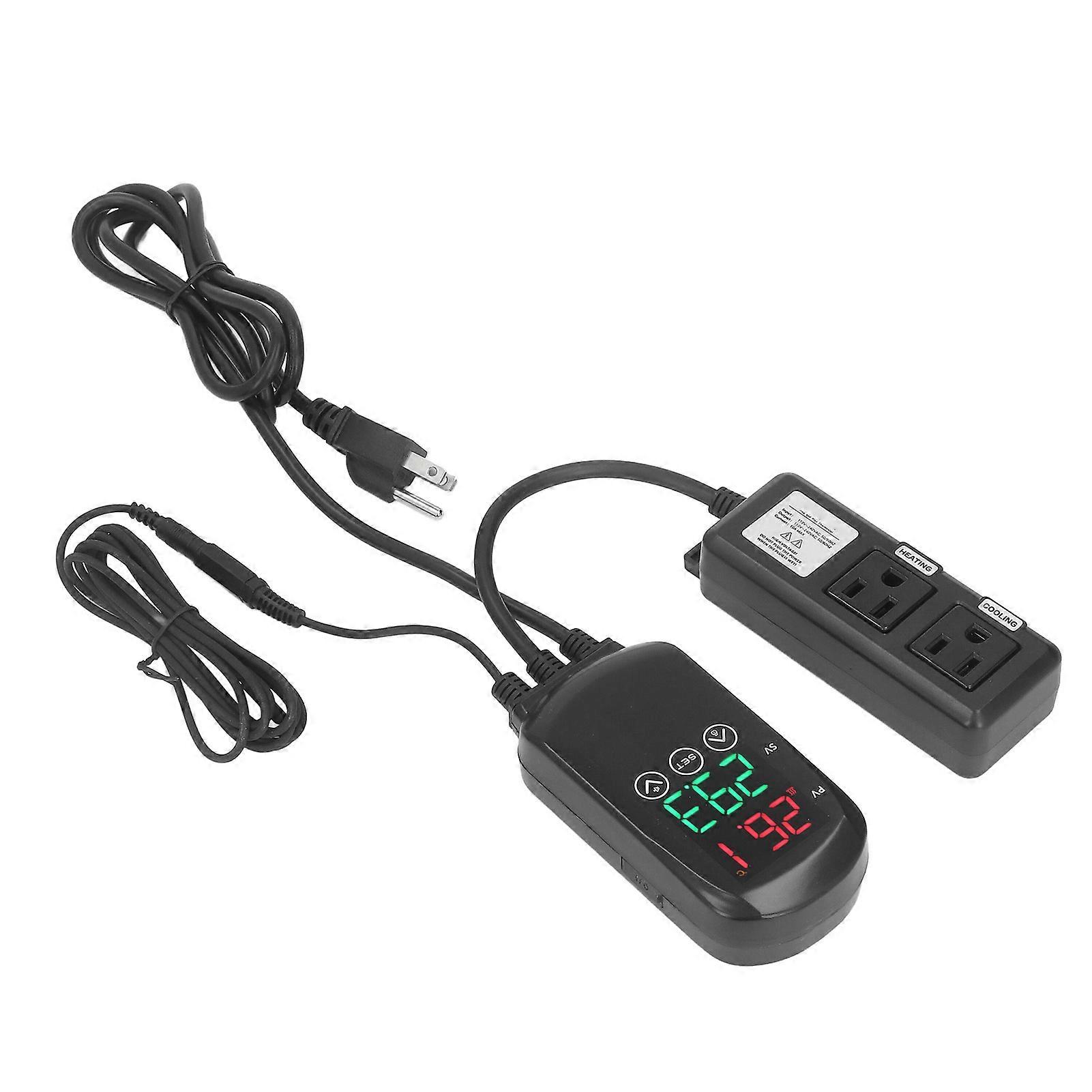 Digitaler Temperaturregler EW 711 mit NTC-Sensor und Dual-LCD