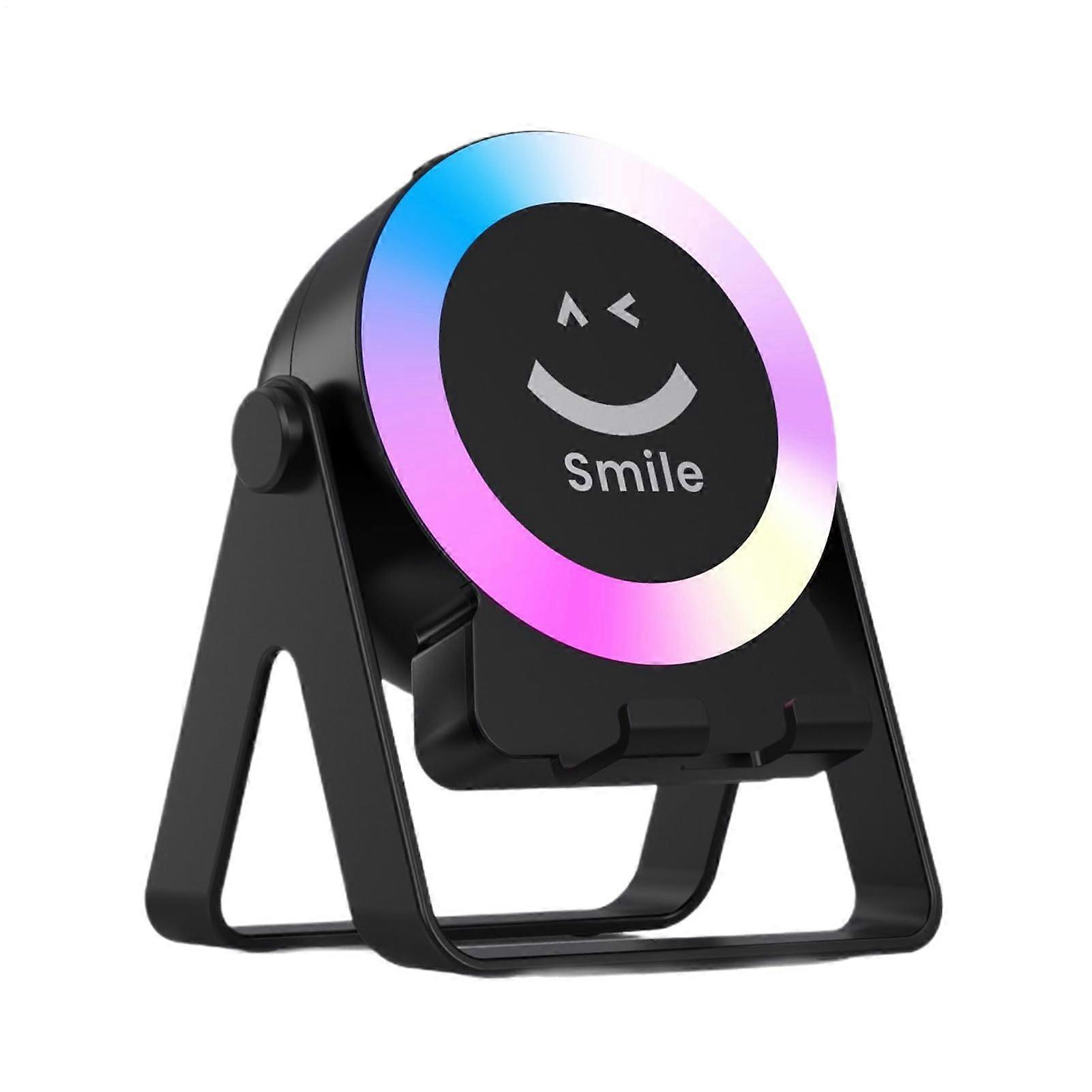 Induction Speaker Colorful RGB Wireless Speaker 4In1 Portable Audio Player With Dynamic Light Display Conference Room