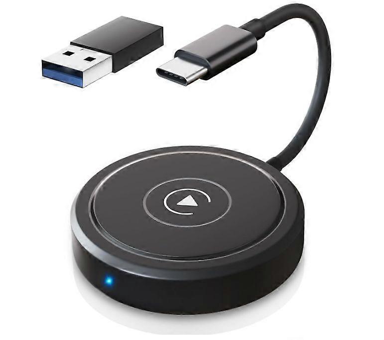 Wireless CarPlay Adapter for iPhone, Wireless Apple CarPlay Adapter 2023 Upgrade Convert Wired to Wireless CarPlay Dongle(Black)