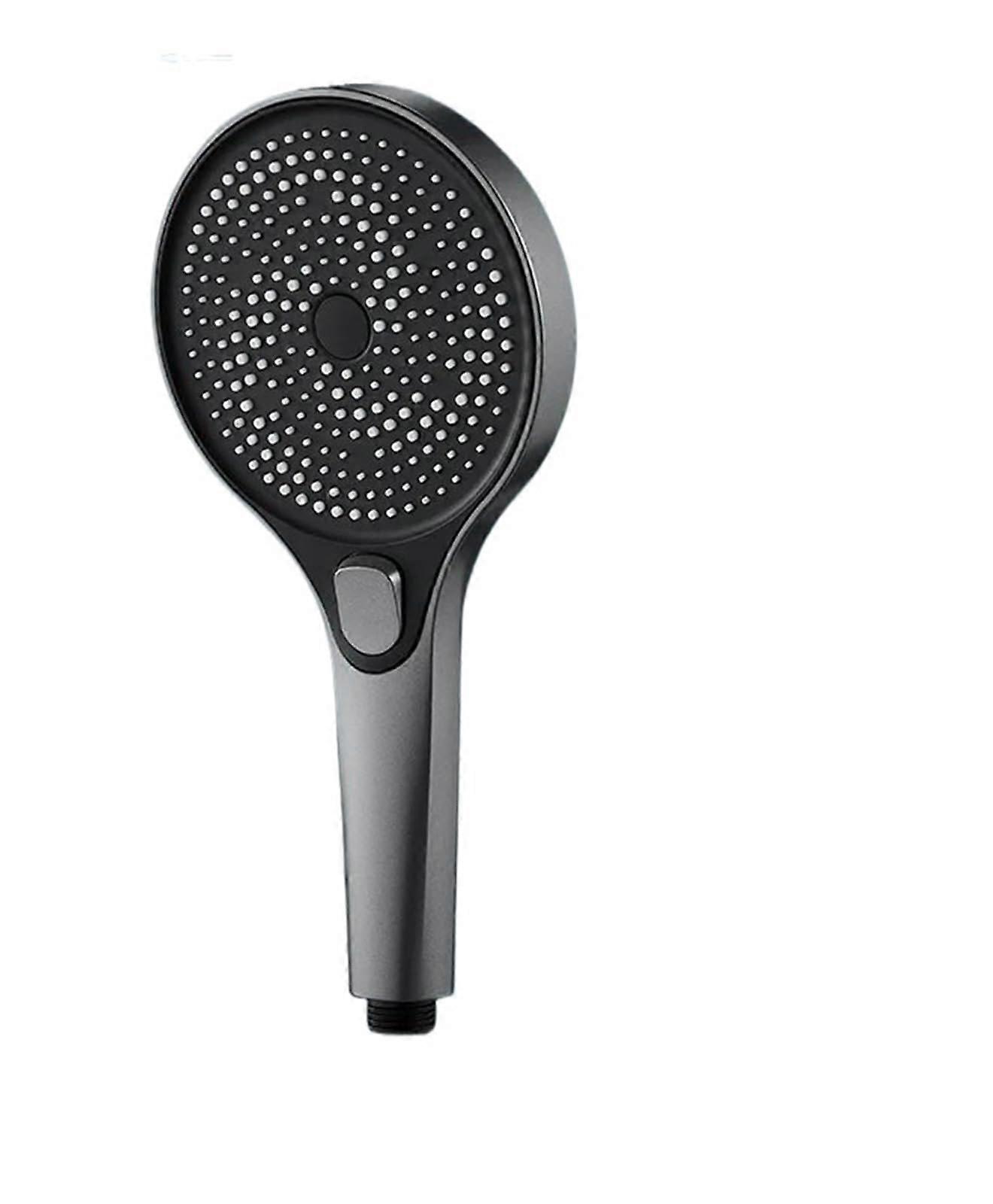 Shower Head 130mm High Pressure Water Saving 3 Modes Adjustable Rainfall Large Flow Grey Shower B