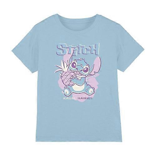 Lilo & Stitch Girls Pineapple Posterized T-Shirt